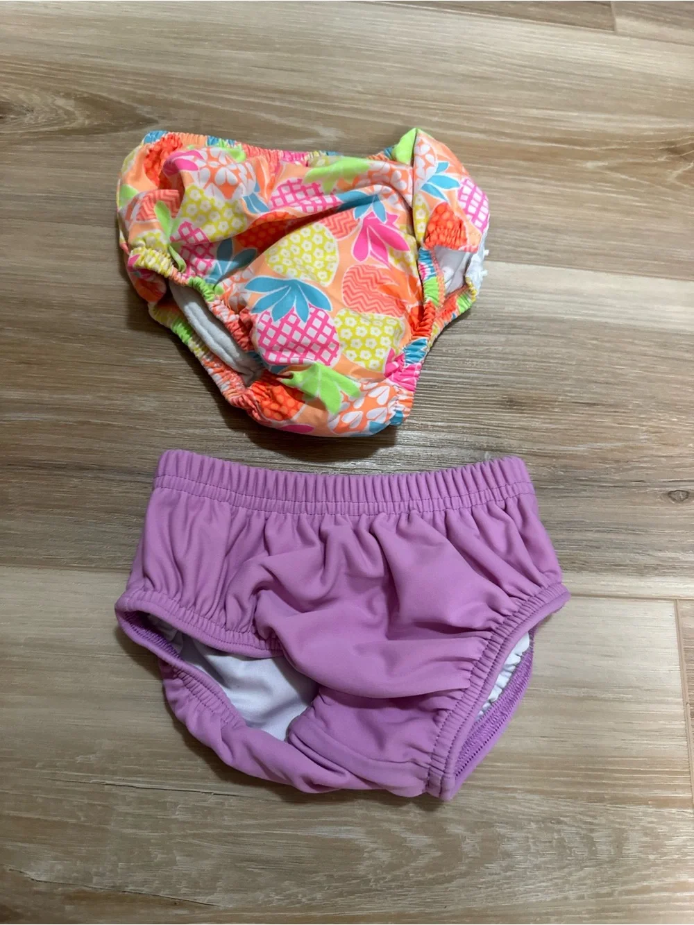 2 swim diapers